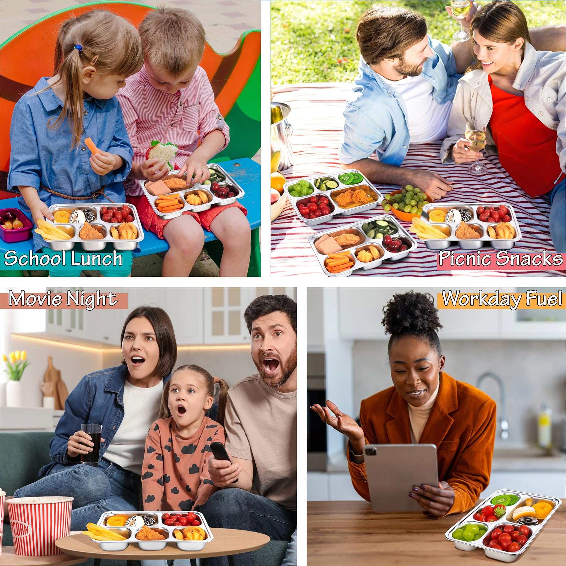 KTKUDY dishwasher-safe design simplifies cleanup after meals