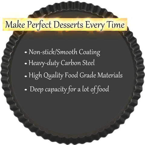 KUAYB nonstick coating delivers easy release and quick cleanup after baking.