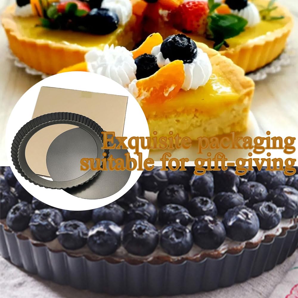 KUAYB versatile dessert pan suitable for tarts, quiches, mousses, and more.