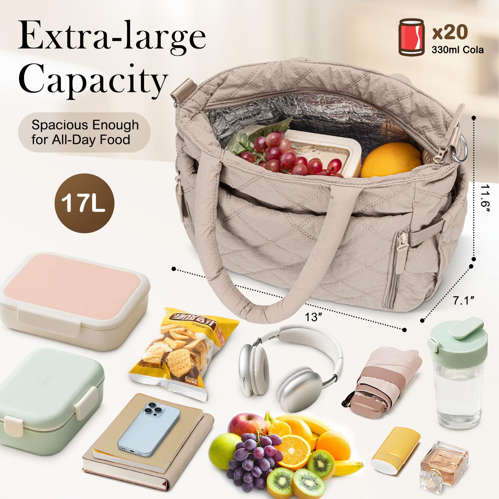 KUBYA leakproof interior prevents spills and odors during transit