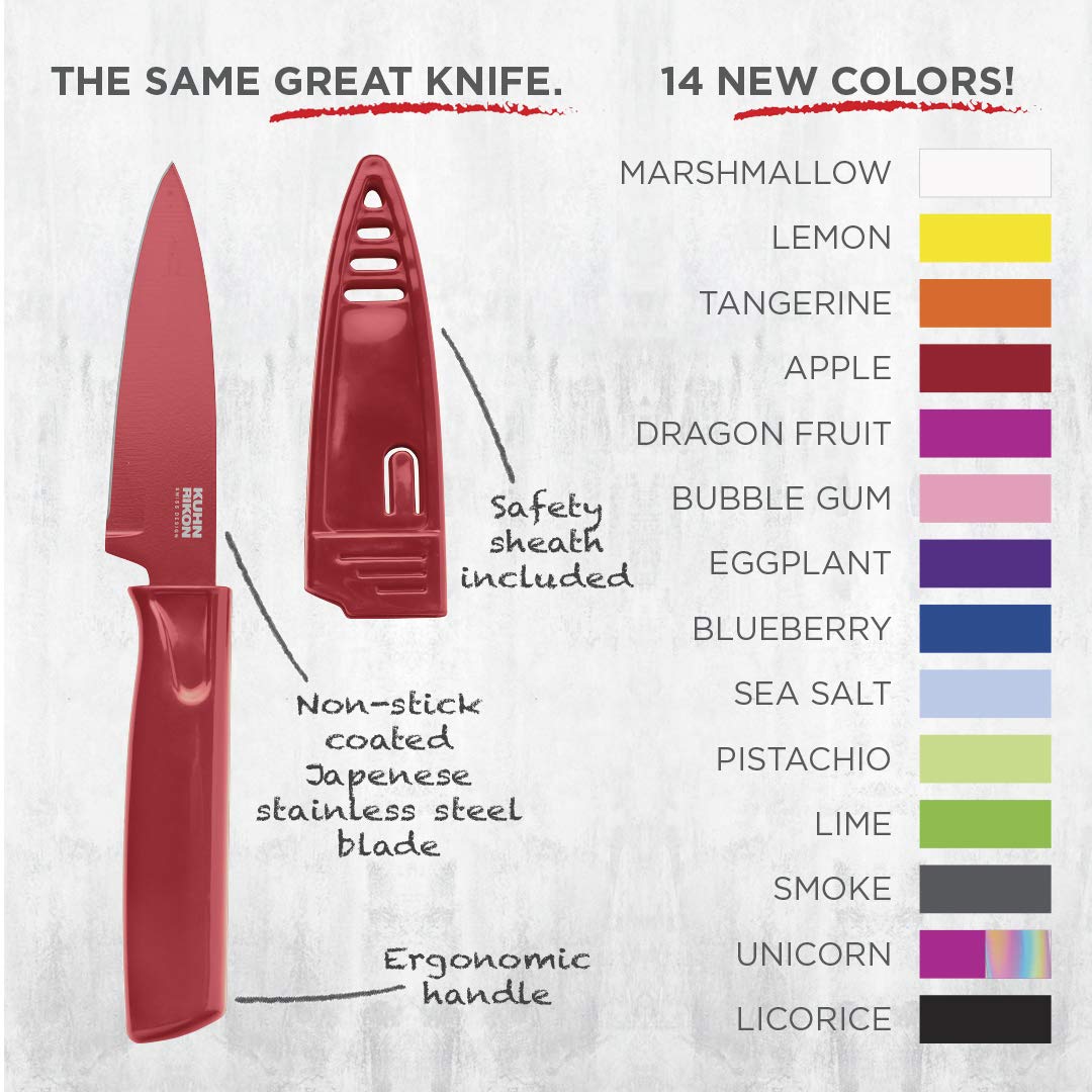 Kuhn Rikon Colori Paring Knife dishwasher-safe for easy cleanup