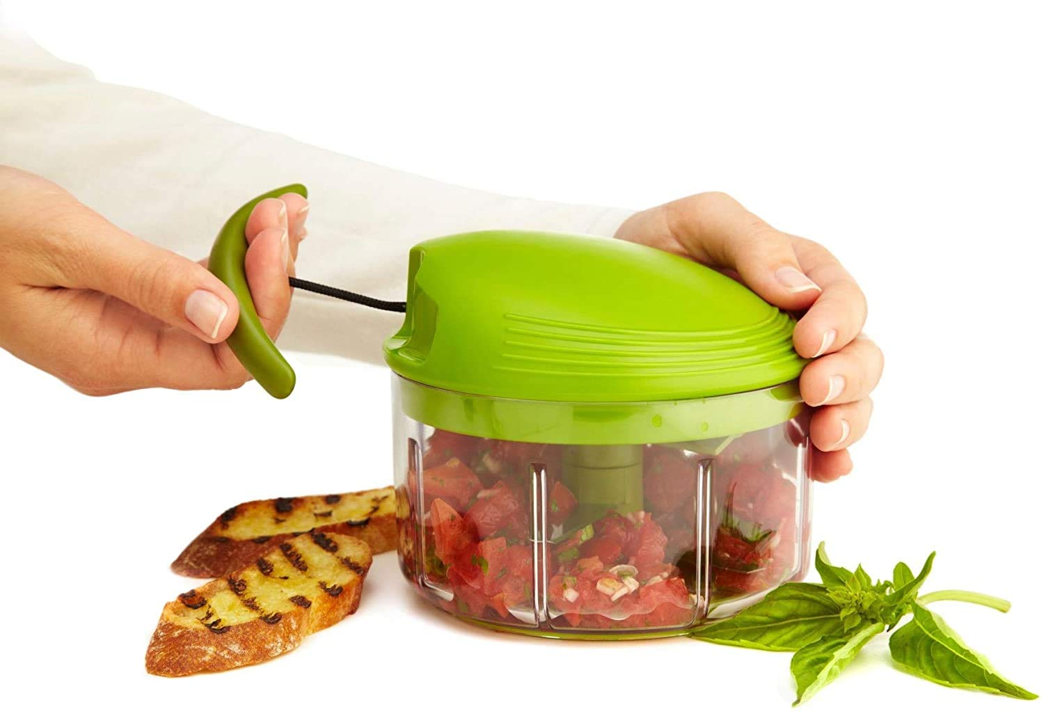 Kuhn Rikon Pull Chop is dishwasher-safe for easy cleanup