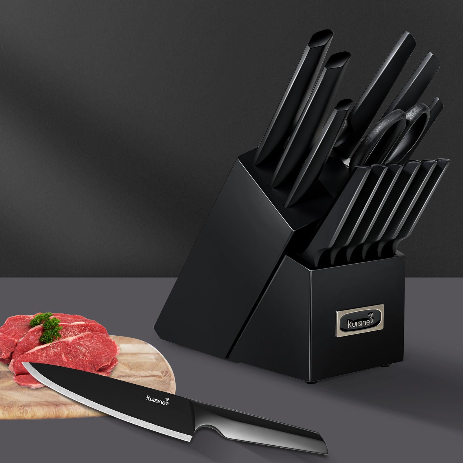 KUISINE 3.5-inch paring knife for detail work.