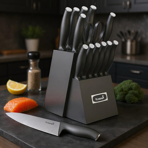 Kuisine 8-inch Serrated Bread Knife glides through crusts smoothly