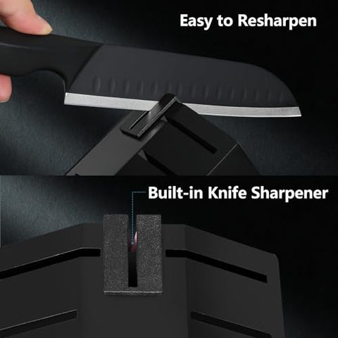 KUISINE 8-inch slicing knife ready for clean, even cuts.
