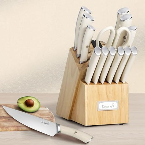 KUISINE 8-inch slicing knife designed for smooth, even cuts.