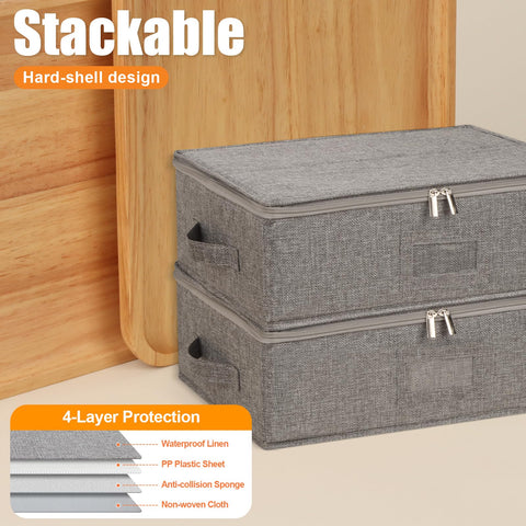 Kukikan hard-shell bottom and lid provide robust protection during storage.