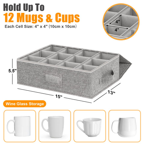 Kukikan moveable storage for drinkware ensures safe transport.