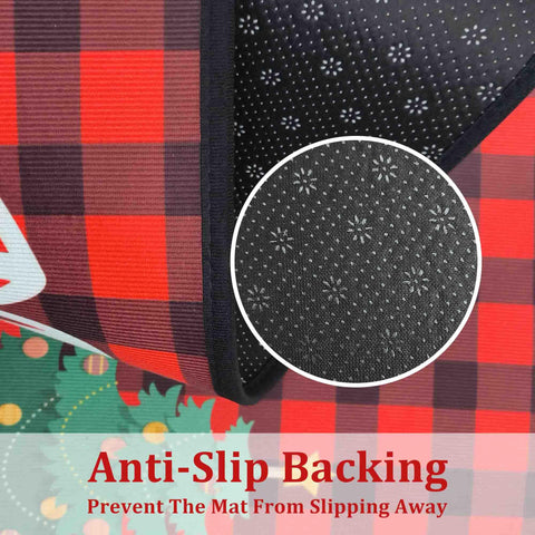 Kukli Kitchen rug with non-slip backing improves safety on smooth floors