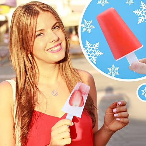 KULENAND non-stick silicone design releases popsicles smoothly