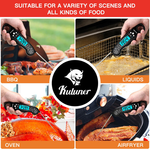 KULUNER TP-01 IP67 waterproof body ready for outdoor grilling
