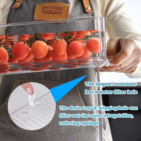 KUMD small 15.2oz bin perfect for condiments and cut fruits.