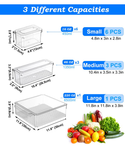 KUMD fridge produce drain tray elevates items to reduce moisture exposure.