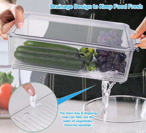 KUMD small 16oz fridge bin perfect for condiments and cut fruit.