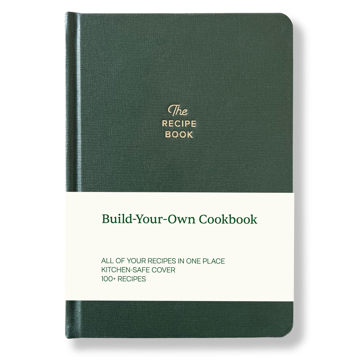 Kunitsa Co Recipe Notebook cover with spill-proof dark pine finish protects recipes