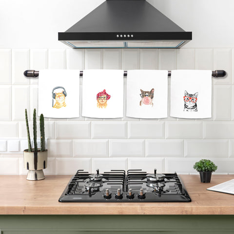 kunlisa cute hand towels for bathroom and kitchen decor.