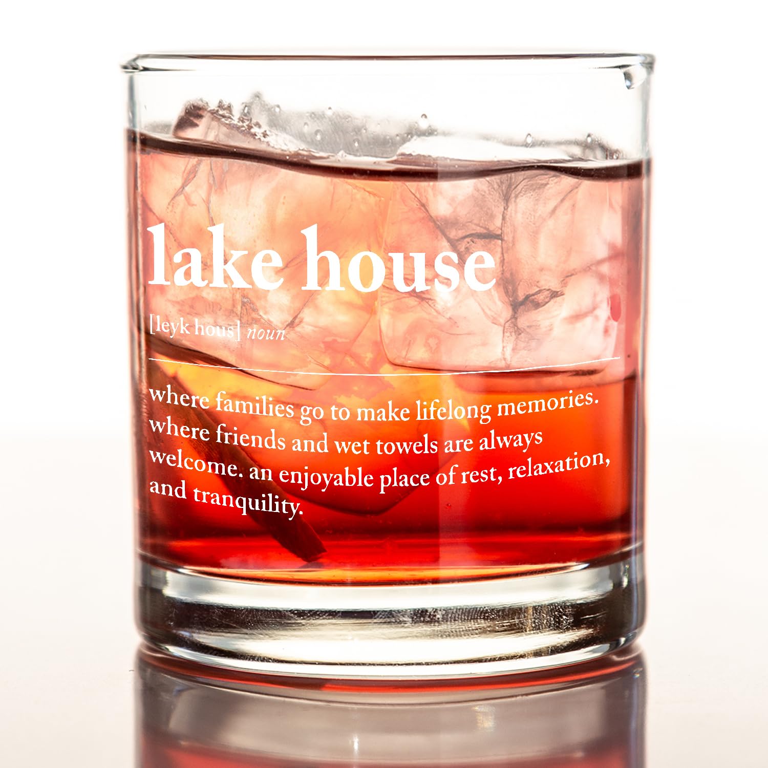 kunlisa Lake House whiskey glass with 10oz pour for refined sipping