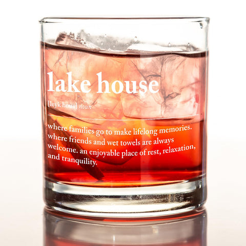 kunlisa Lake House whiskey glass with 10oz pour for refined sipping