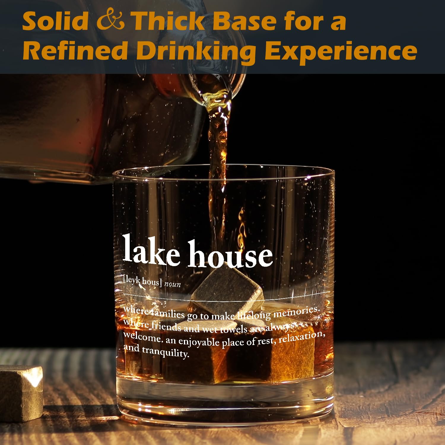 kunlisa Lake House glass clarity enhances beverage presentation