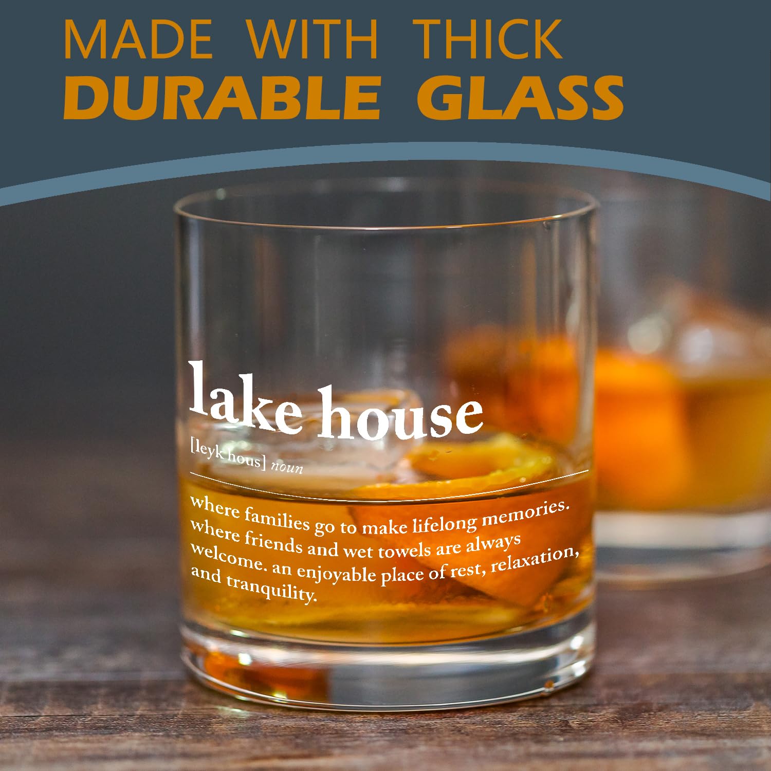 kunlisa Lake House glass design featuring themed artwork for home decor