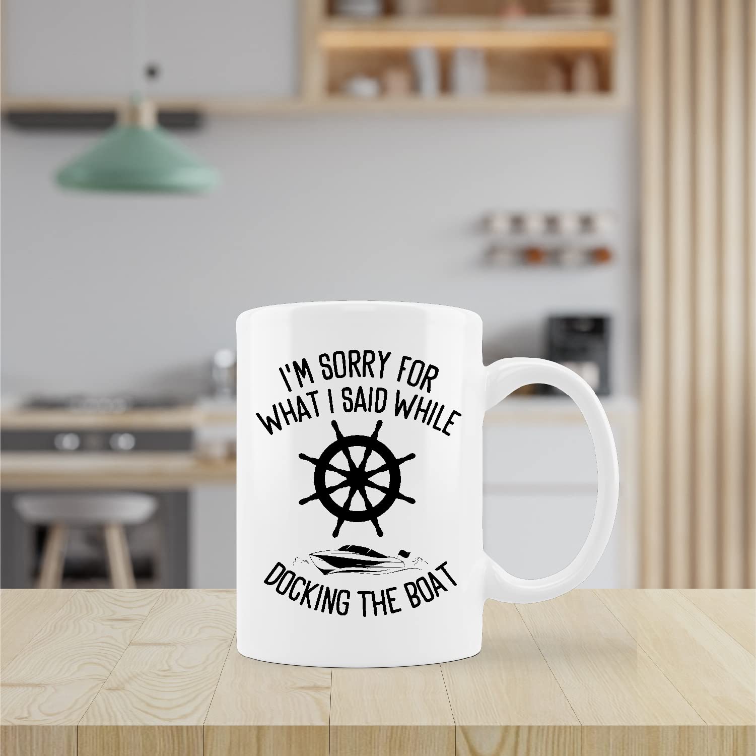 Kunlisa nautical compass mug enhances mornings with sturdy 11oz ceramic design.