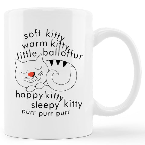 Kunlisa Soft Kitty mug showing 11oz capacity for coffee or tea