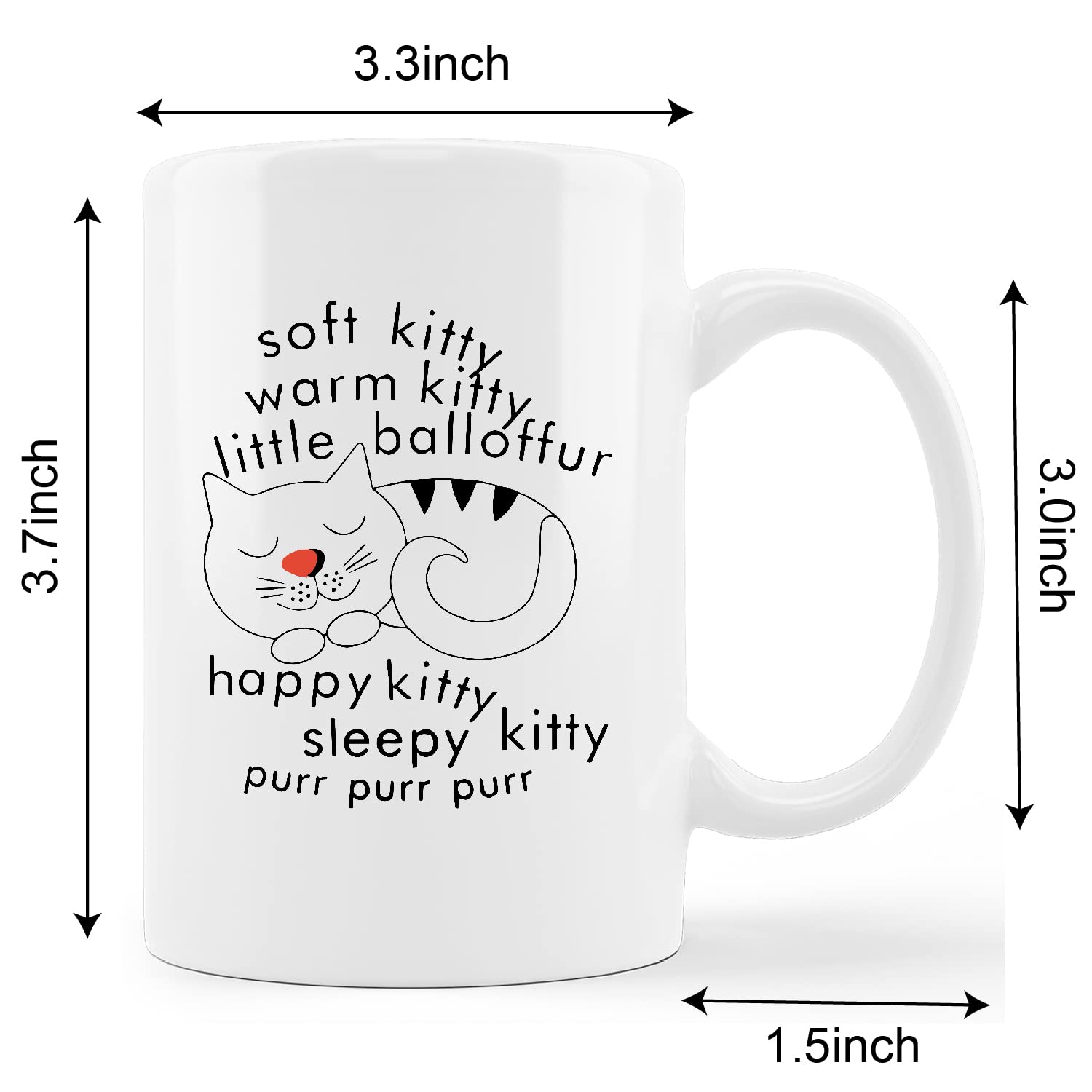 Kunlisa Soft Kitty mug ideal gift for cat lovers