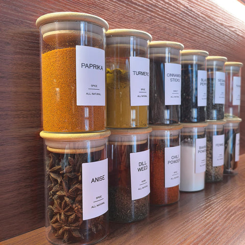 Dishwasher-safe Kuocodall glass jars ready for cleaning