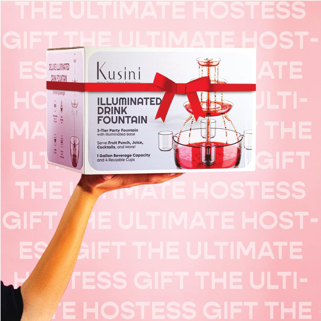 Kusini Drink Fountain easy assembly helps you set up in minutes.
