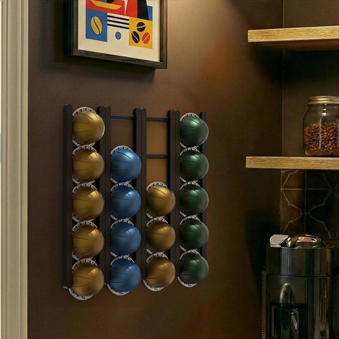 KUSOVILI pod holder holds up to 20 VertuoLine capsules.