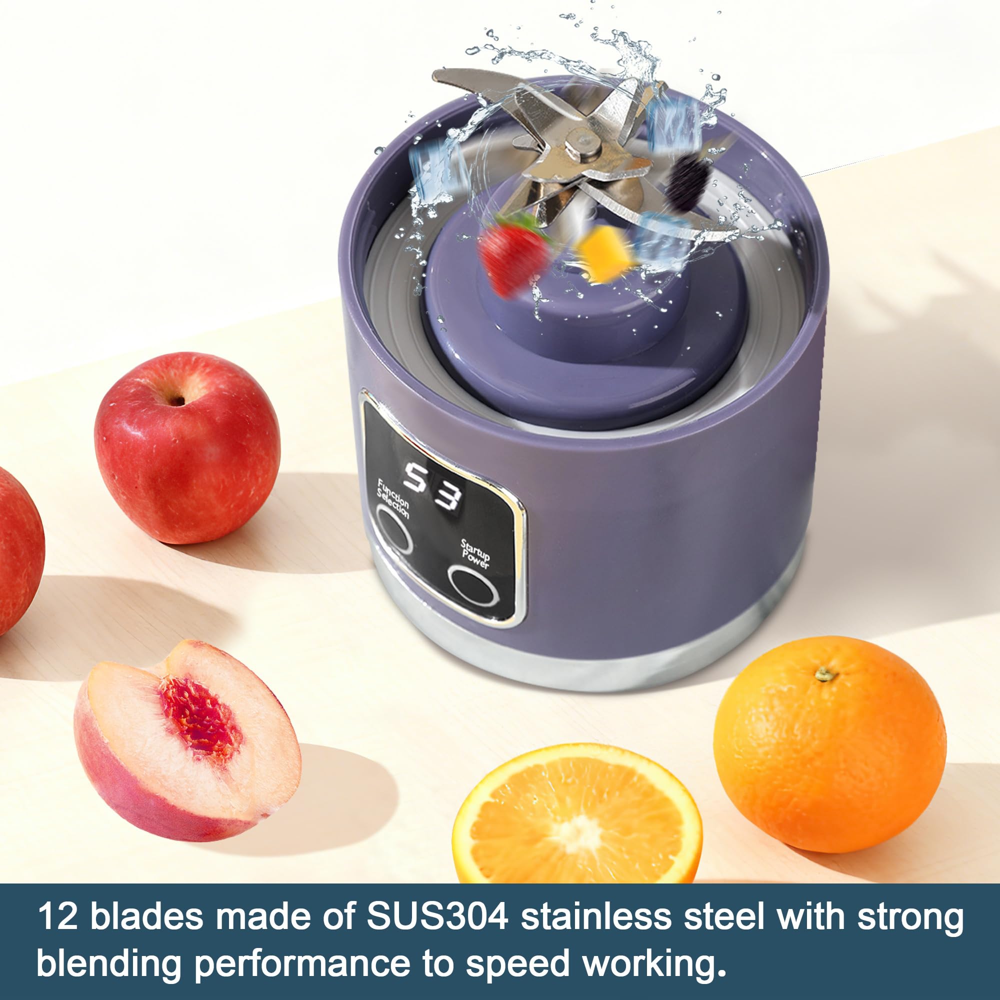 KUWEI blender excels at smoothies and purees for varied tastes.