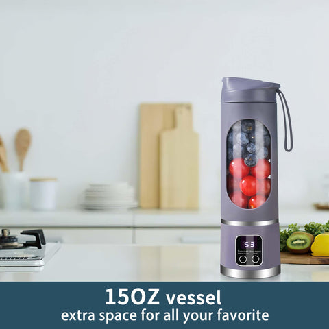 KUWEI smart time display helps plan blends with precision.