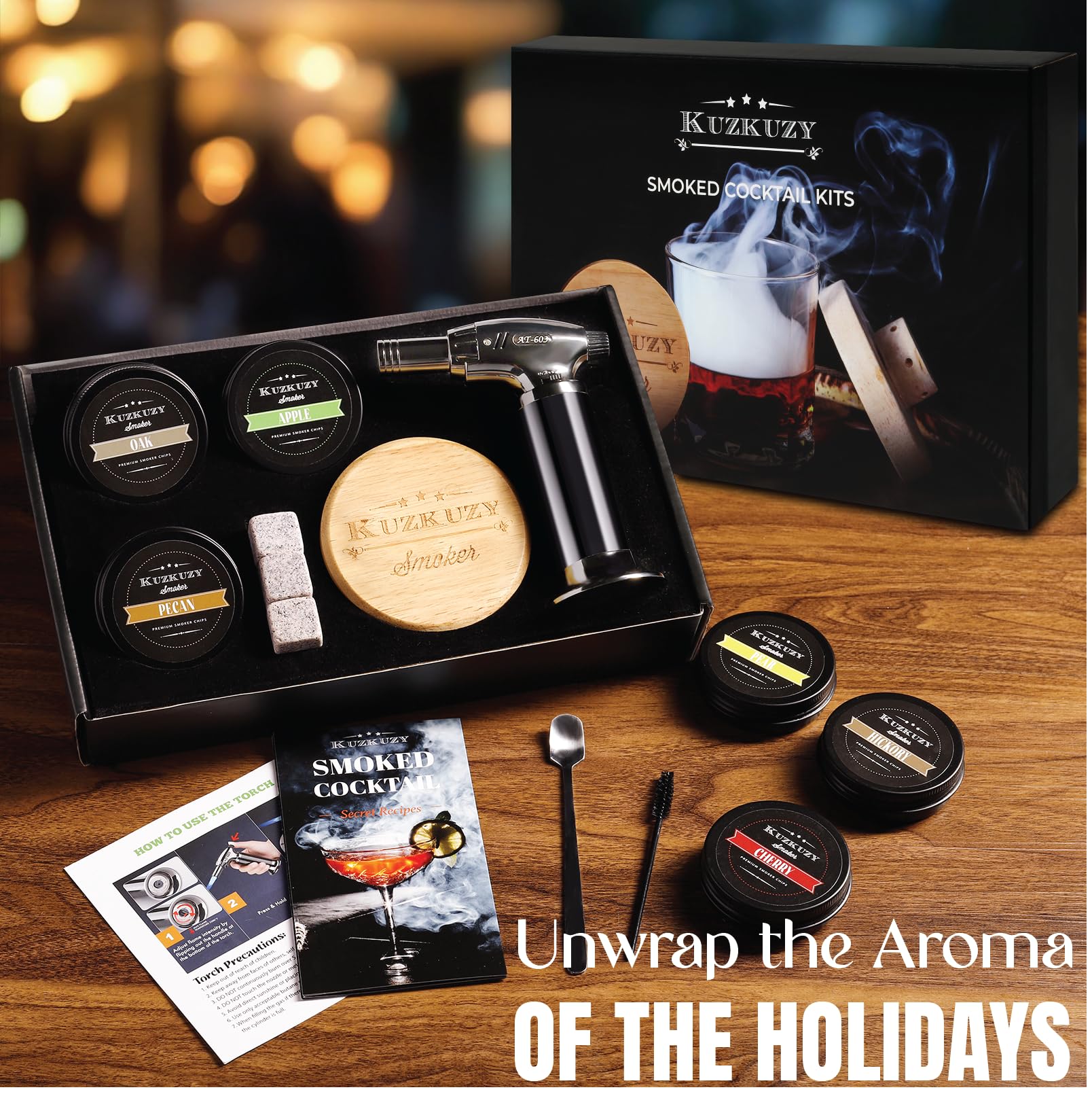 KUZKUZY gift box presentation ideal for gifting to dads and friends.