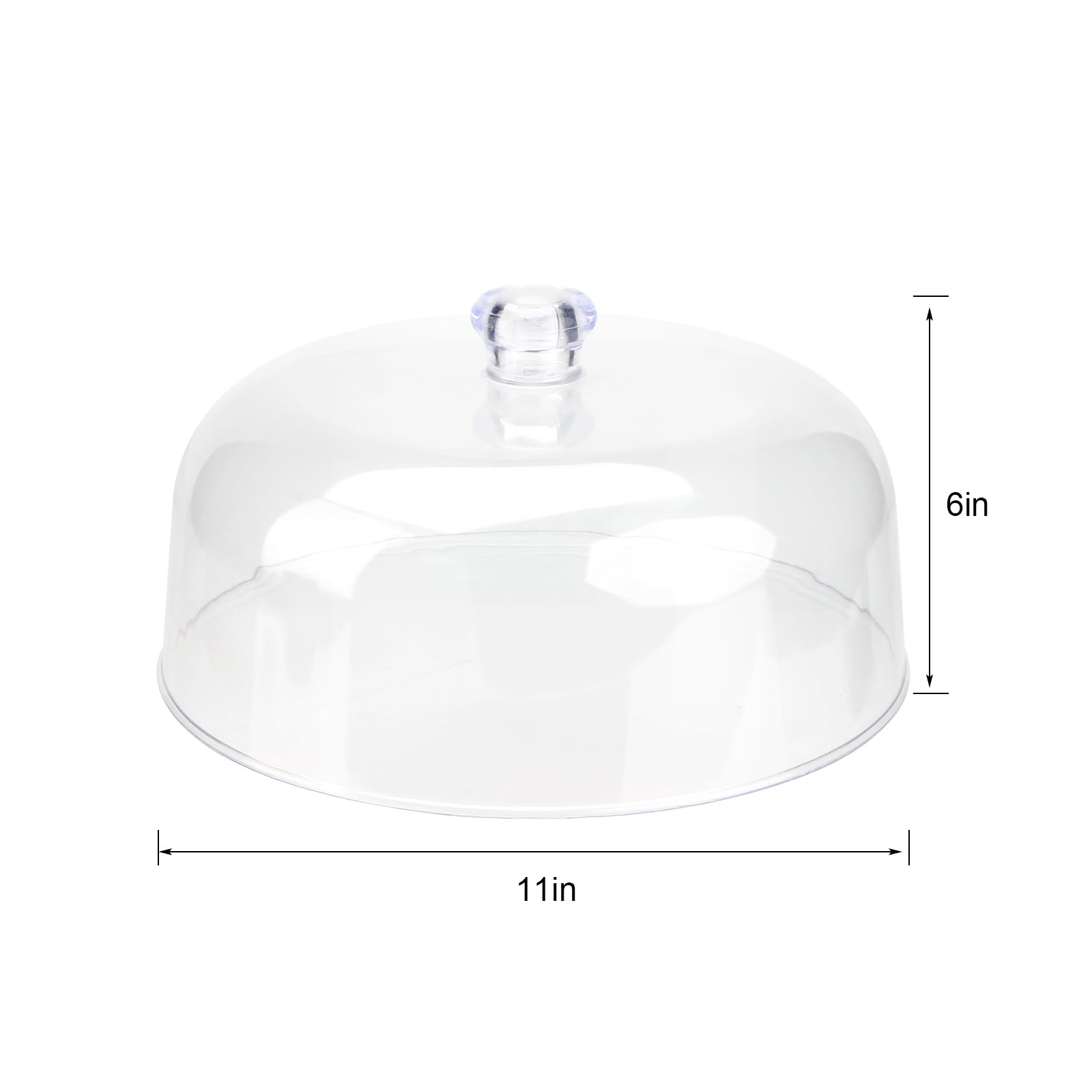 KVMORZE dessert table dome lid keeps items hygienic.