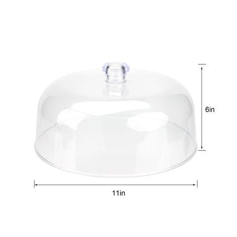 KVMORZE dessert table dome lid keeps items hygienic.