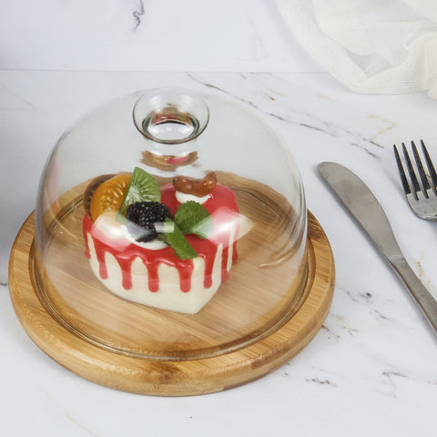 KVMORZE dome display for fruit and pastries adds a stylish focal point