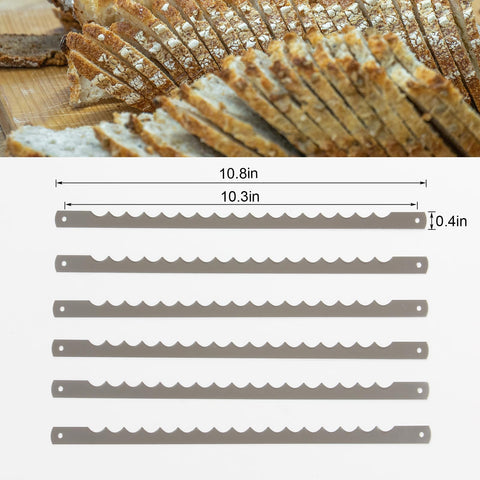 Versatile kitchen use showing slices of fruit and bread.