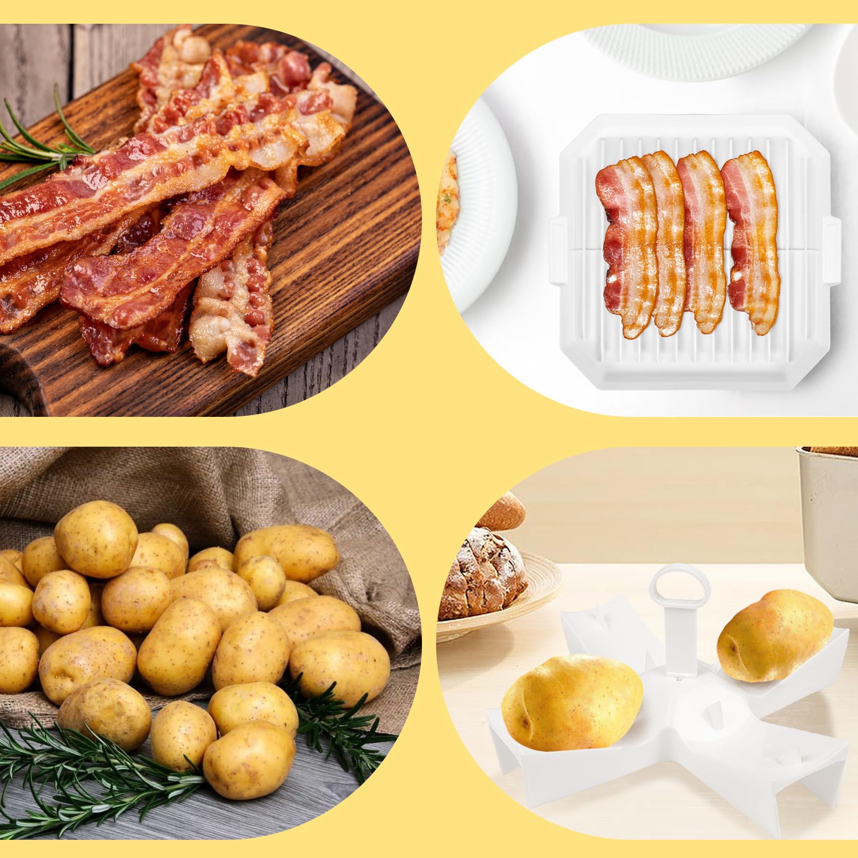 KVZKVZ Easy Breakfast Set baked potato cooker producing fluffy potatoes