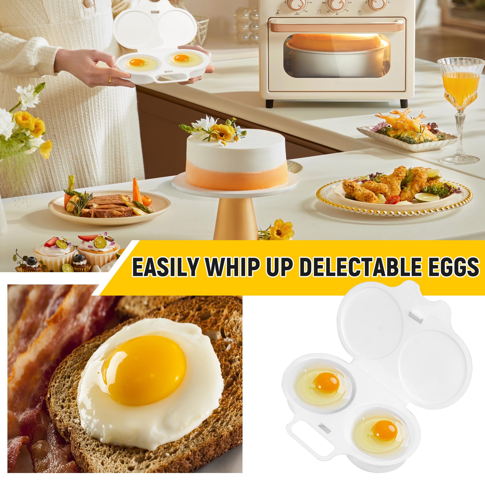 KVZKVZ Easy Breakfast Set omelet maker highlights non-stick release