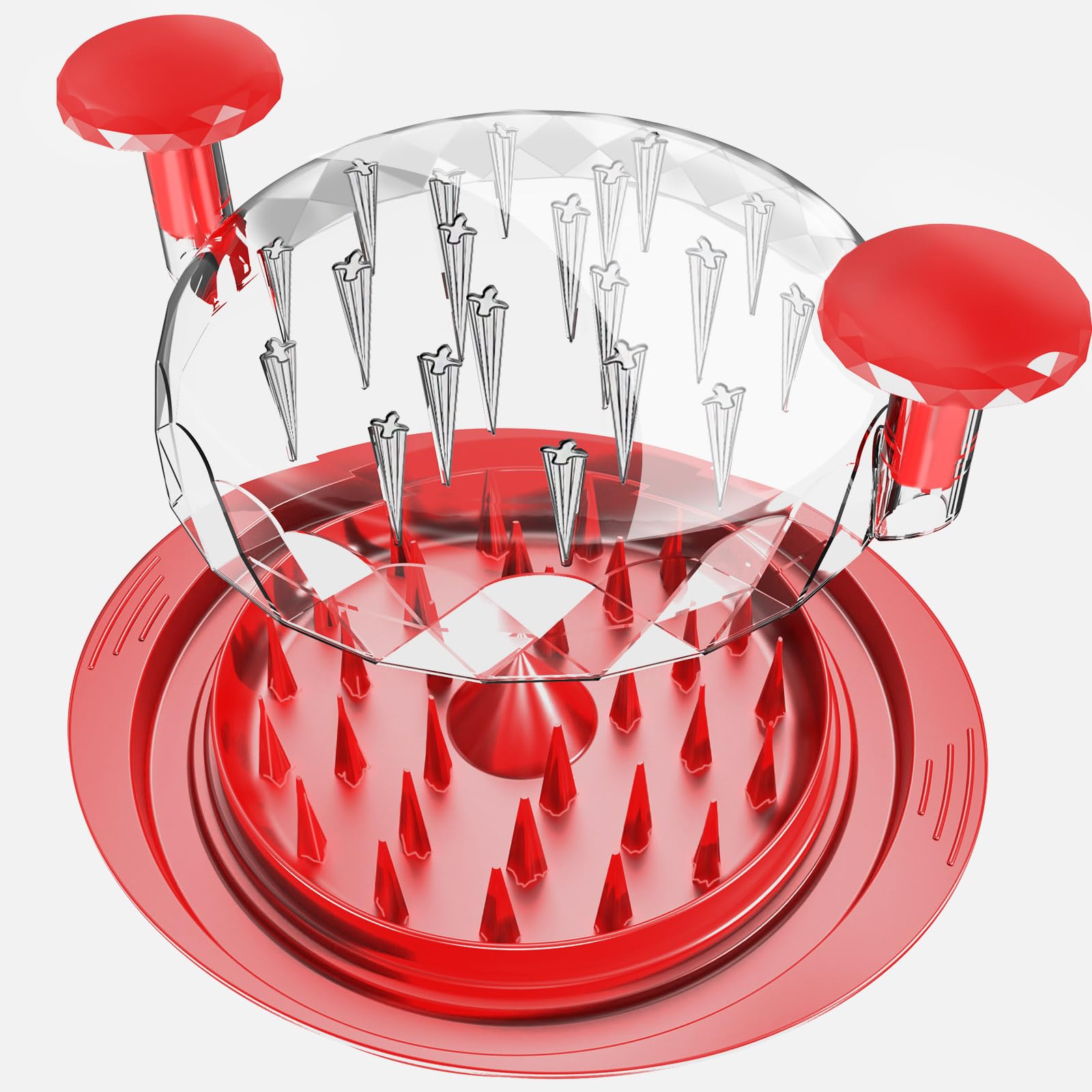kwiwis Chicken Shredder ergonomic-handle: comfortable grip during extended shredding sessions.