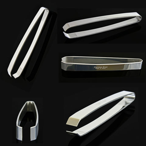 Kwizing Fish Bone Tweezers, 4-3-4 inch, easy handling.