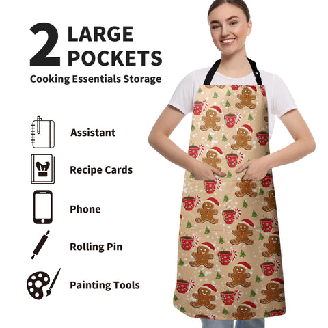 Kwlegh durable, easy-clean apron suitable for home cooking and crafts.