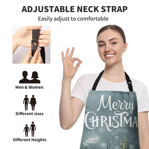 Kwlegh easy-care fade-proof and machine washable apron for convenient cleanup.
