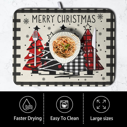 Kwlegh reversible microfiber mat protects counters under small appliances.