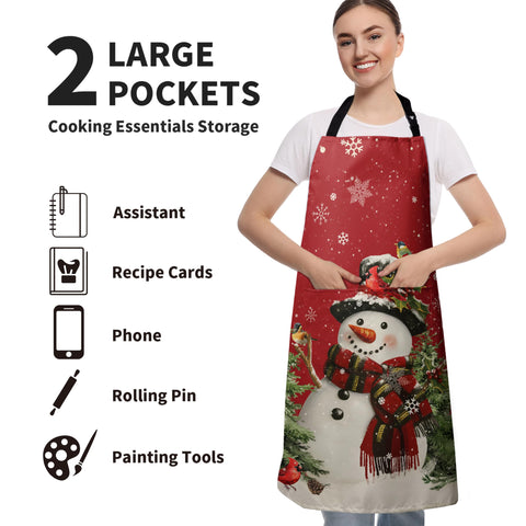 Kwlegh large 33x27 inch apron covers from chest to knee