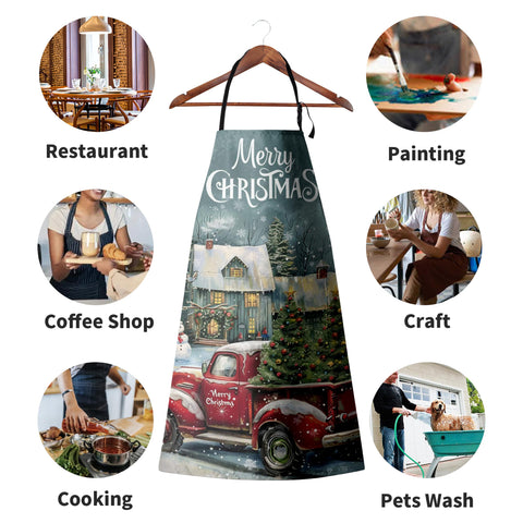 Kwlegh waterproof Oxford cloth apron protects clothing while cooking and crafting.