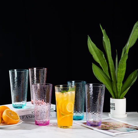 KX-WARE outdoor-friendly patio glass for poolside entertaining
