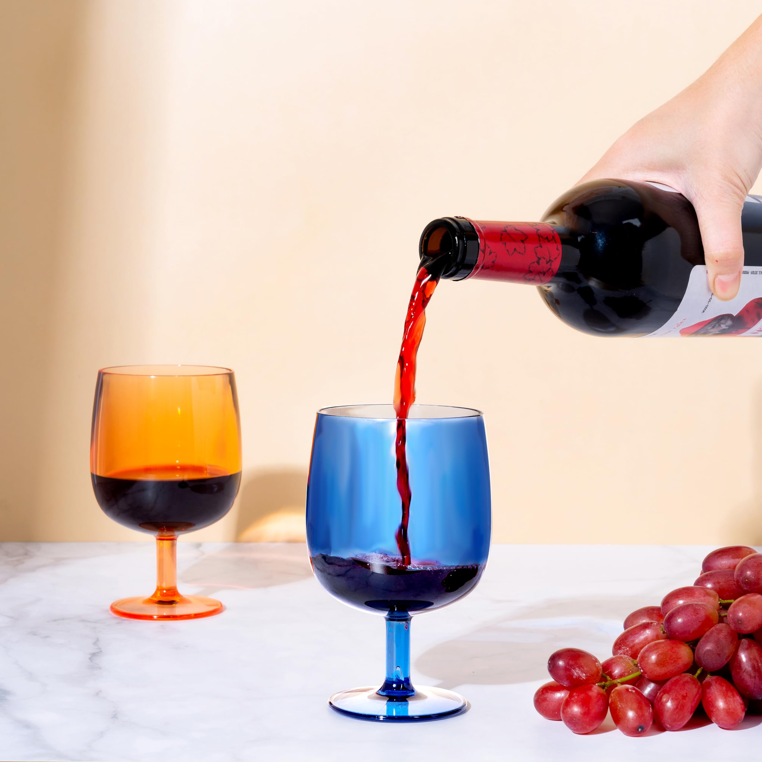 KX-WARE multicolor set supports casual entertaining with a sturdy design