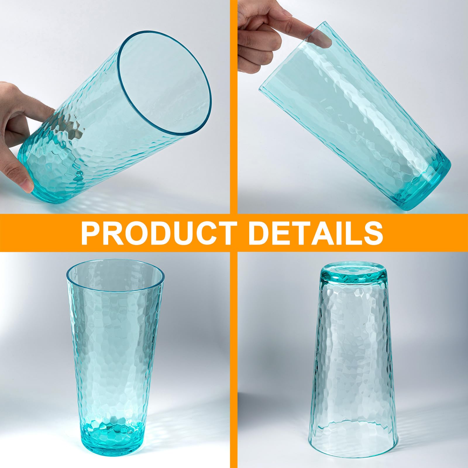 KX-WARE top-rack dishwasher-safe tumbler for easy cleanup