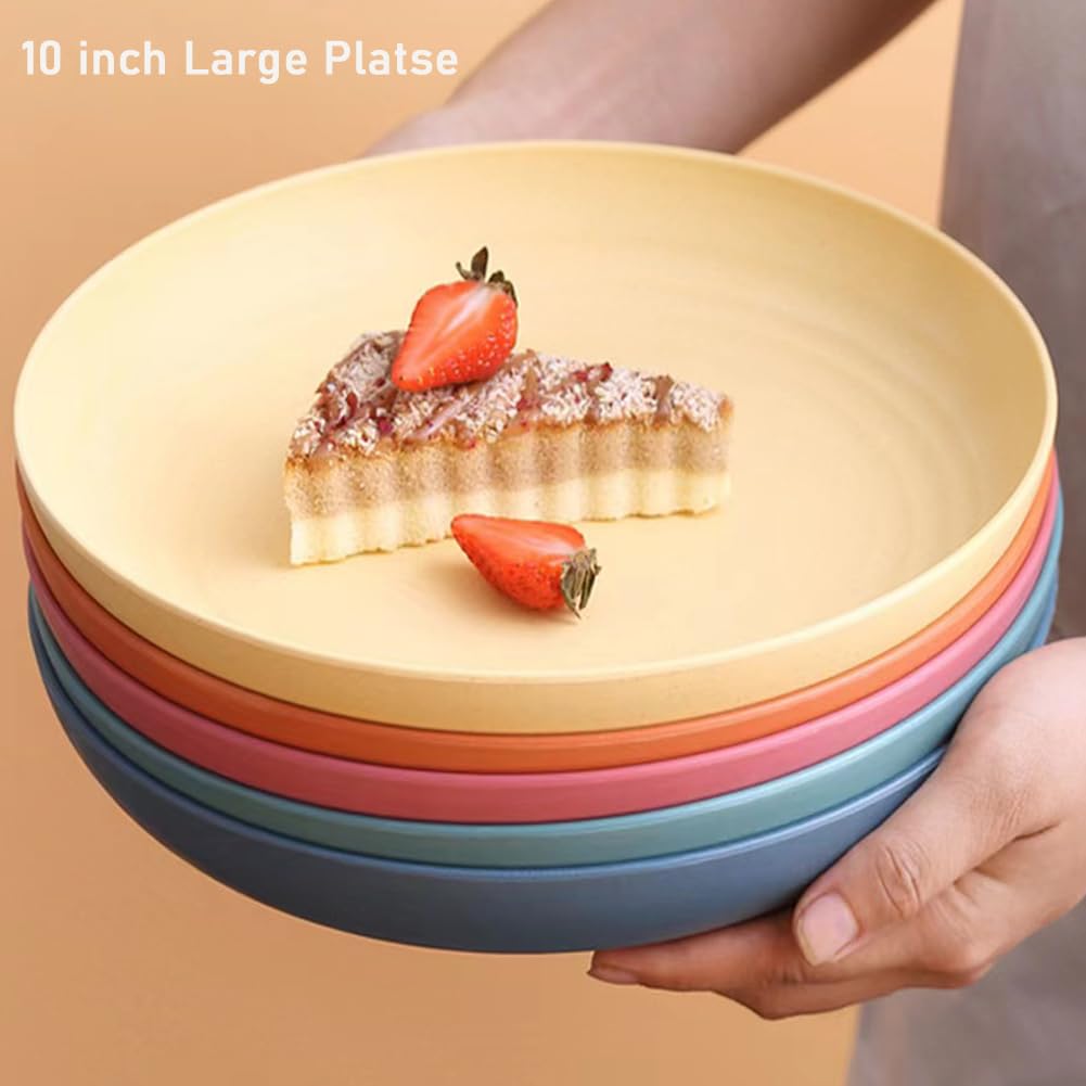 K Y KANGYUN dishwasher and microwave safe plates—easy cleanup.